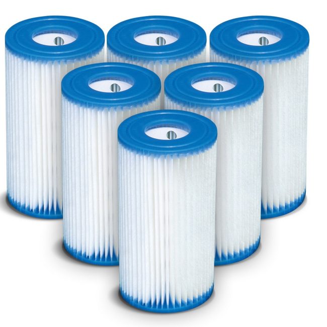 6 x Filtr do pompy komplet Typ B INTEX 29005