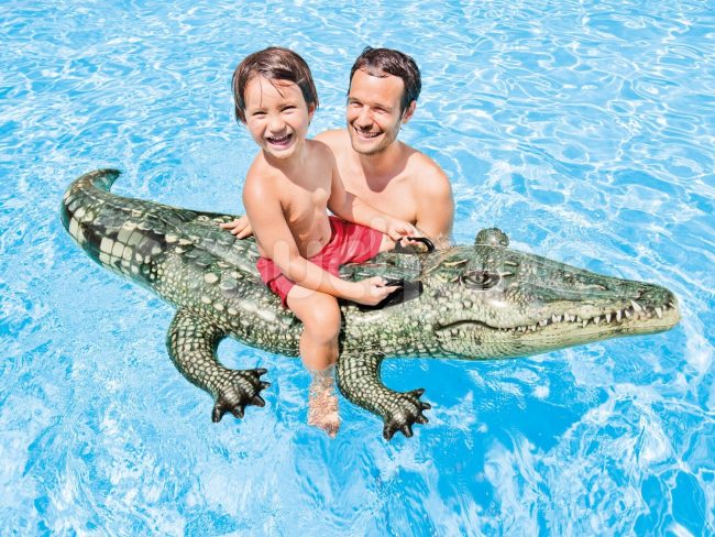 Aligator dmuchany do pływania 170 x 86 cm INTEX 57551 - obrazek 2