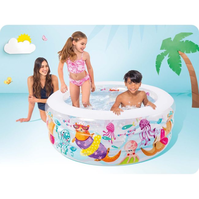 Basen dmuchany akwarium 152 x 56 cm INTEX 58480 - obrazek 3