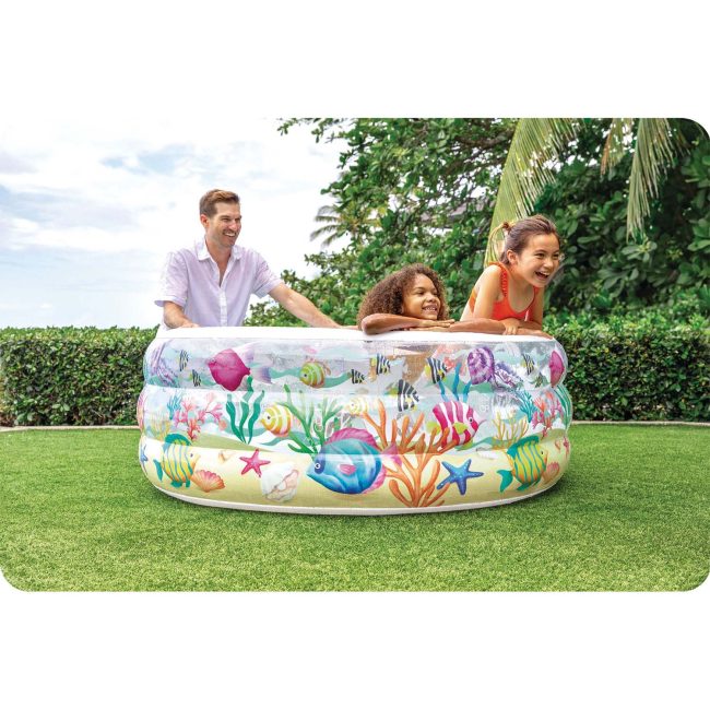 Basen dmuchany brodzik akwarium 152x56 cm INTEX 58480 - obrazek 3