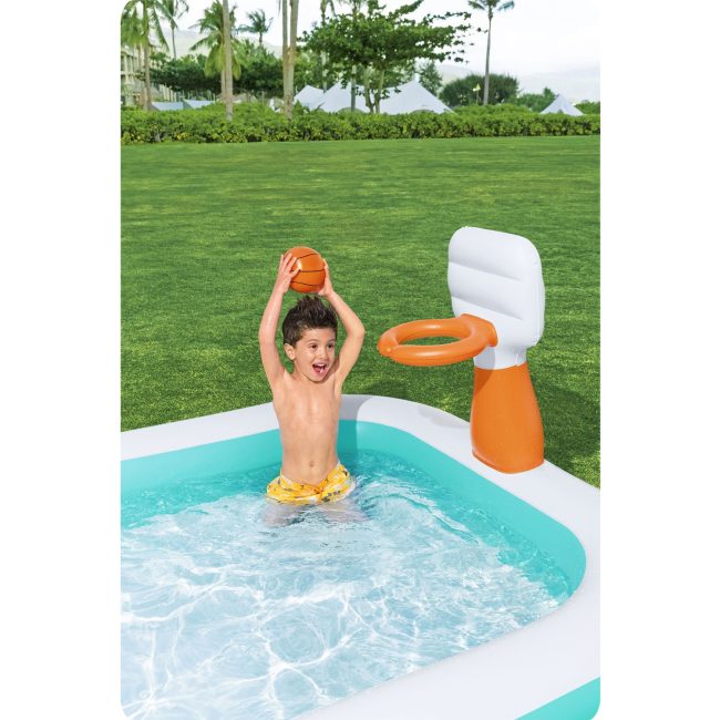 Basen dmuchany Dunk'N Splash 251 x 168 x 102 cm Bestway 54445 - obrazek 4