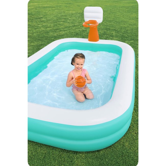 Basen dmuchany Dunk'N Splash 251 x 168 x 102 cm Bestway 54445 - obrazek 6