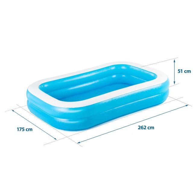 Basen dmuchany rodzinny 262 x 175 x 51 cm Bestway 54006 - obrazek 3