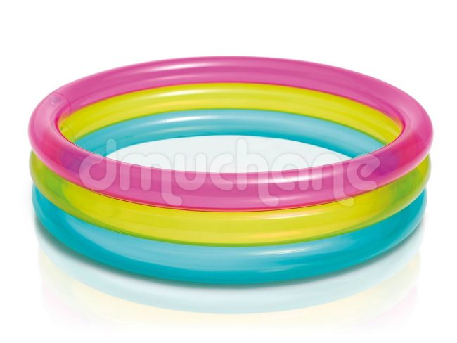 Basen dmuchany Tęcza 3 pierścienie 86 x 25 cm INTEX 57104