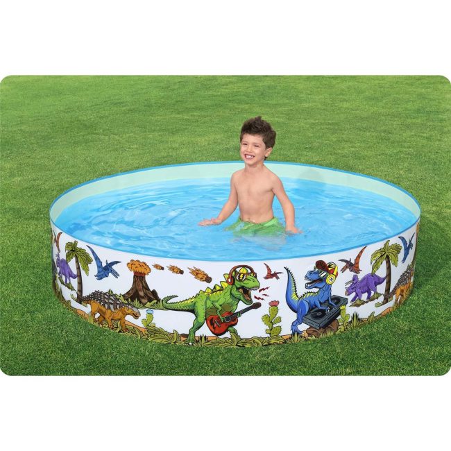 Basen ogrodowy dla dzieci Dinozaur 183 x 38 cm Bestway 55022 - obrazek 6