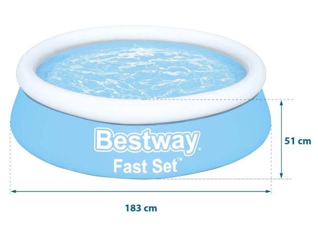 Basen ogrodowy rozporowy 183 x 51 cm Bestway 57392 - obrazek 6