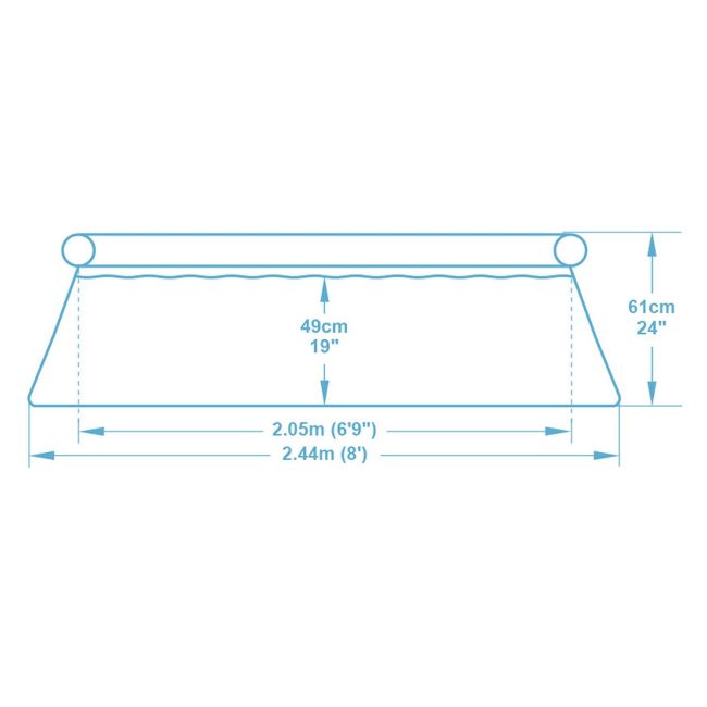 Basen ogrodowy rozporowy 244 x 61 cm 9w1 Bestway 57450 - obrazek 3