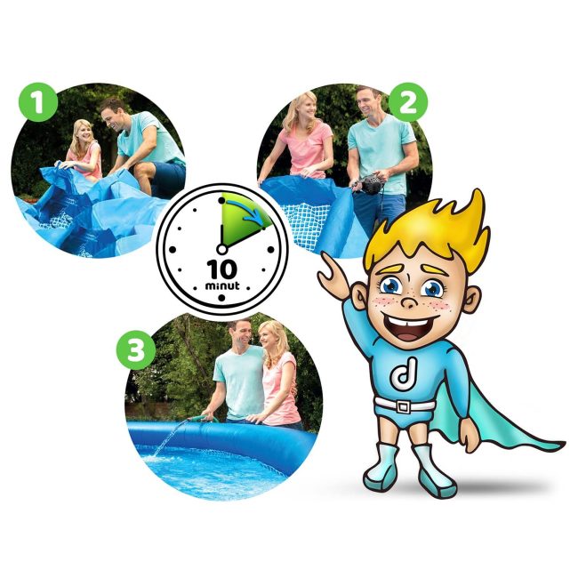 Basen ogrodowy rozporowy 366 x 76 zestaw 2w1 INTEX 28130 - obrazek 4