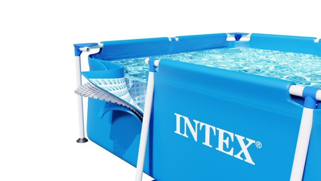 Basen ogrodowy stelażowy 220 x 150 x 60 cm INTEX 28270 - obrazek 2
