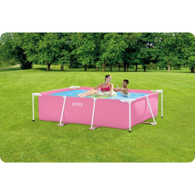Basen ogrodowy stelażowy 220 x 150 x 60 cm INTEX 28266 - obrazek 5