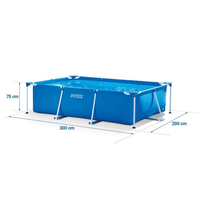 Basen ogrodowy stelażowy 300 x 200 x 75 cm zestaw 15w1 INTEX 28272 - obrazek 5