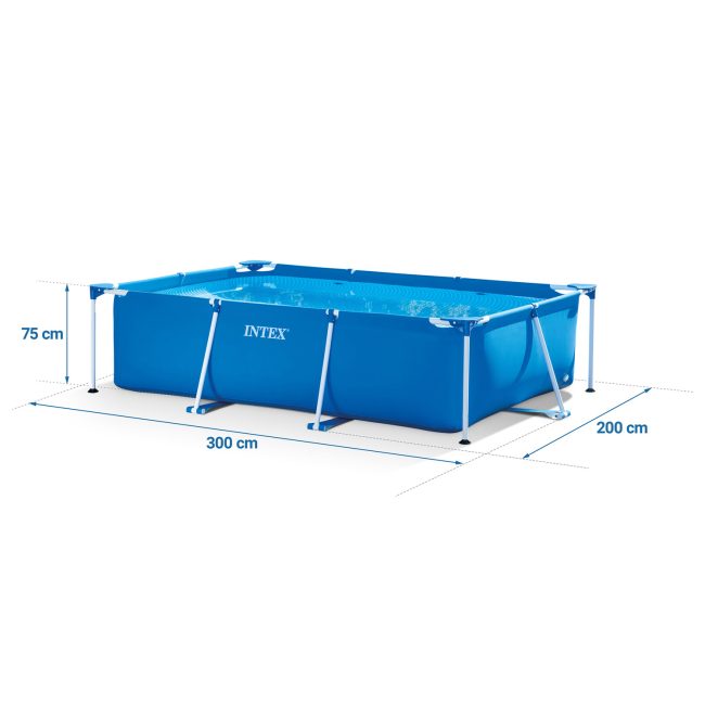 Basen ogrodowy stelażowy 300 x 200 x 75 cm 15w1 INTEX 28272 + maszynka do baniek GRATIS - obrazek 6