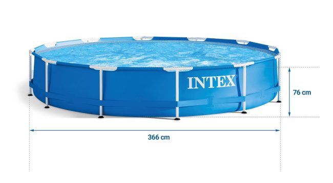 Basen ogrodowy stelażowy 305 x 76 cm zestaw 15w1 INTEX 28202 - obrazek 2