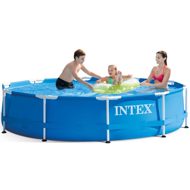 Basen ogrodowy stelażowy 305 x 76 cm 15w1 INTEX 28202 + maszynka do baniek GRATIS - obrazek 3