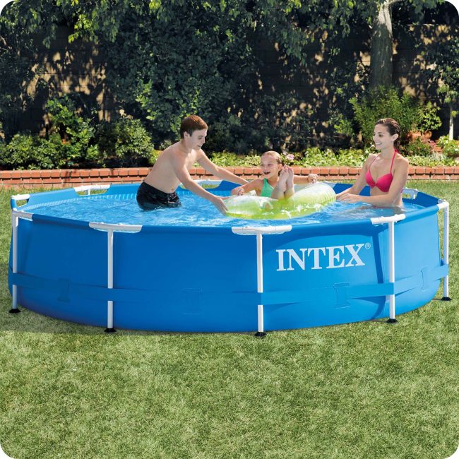 Basen ogrodowy stelażowy 305 x 76 cm 15w1 INTEX 28202 + maszynka do baniek GRATIS - obrazek 5