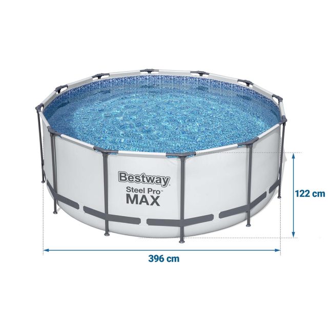 Basen ogrodowy stelażowy 396 x 122 cm 11w1 Bestway 5618W - obrazek 5
