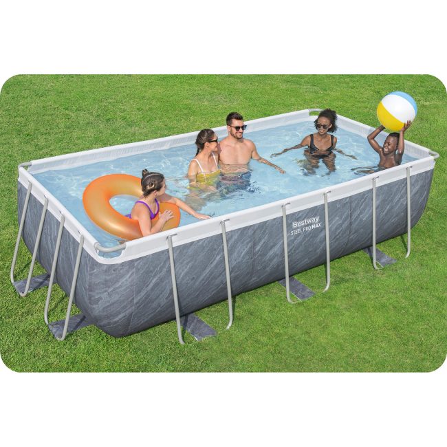 Basen ogrodowy stelażowy 404 x 201 x 100 cm 18w1 Bestway 56721 - obrazek 6