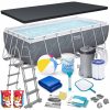 Basen ogrodowy stelażowy 404 x 201 x 100 cm 18w1 Bestway 56721