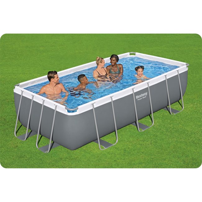 Basen ogrodowy stelażowy 404 x 201 x 100 cm 10w1 56442 Bestway - obrazek 5
