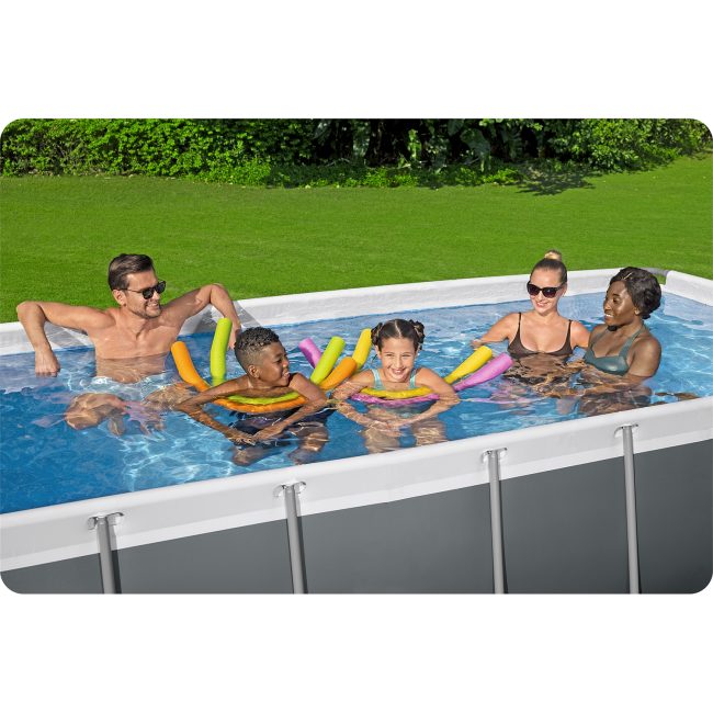 Basen ogrodowy stelażowy 404 x 201 x 100 cm 18w1 56442 Bestway - obrazek 4