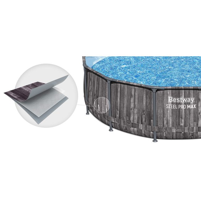 Basen ogrodowy stelażowy 427 x 107 cm 17w1 Bestway 5614Z - obrazek 3