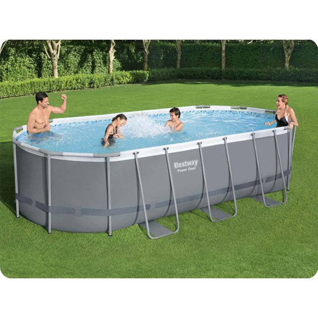 Basen ogrodowy stelażowy 549 x 274 x 122 cm 17w1 Bestway 56710 - obrazek 5