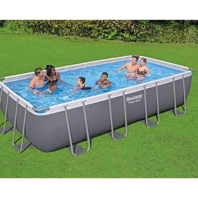 Basen ogrodowy stelażowy 549x274x122cm 17w1 Bestway 56466N - obrazek 3