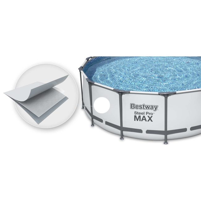 Basen ogrodowy stelażowy 366 x 76 cm 16w1 Bestway 56416 + maszynka do baniek GRATIS - obrazek 3