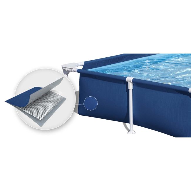 Basen prostokątny stelażowy 221 x 150 x 43 cm Bestway 56401N - obrazek 3