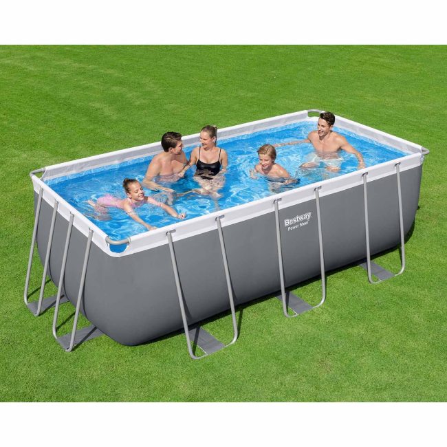 Basen stelażowy ogrodowy 412 x 201 x 122 cm 10w1 BESTWAY 56457N - obrazek 6