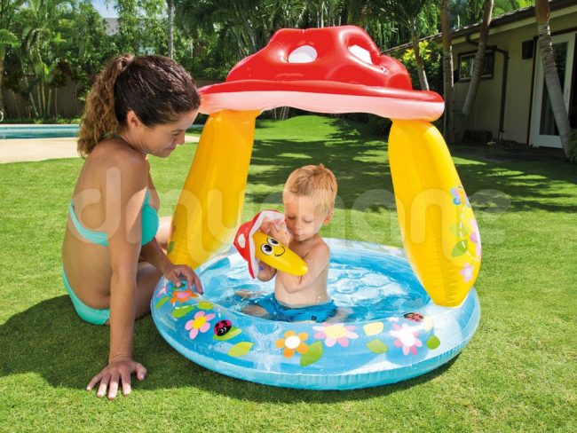 Basenik dla dzieci Muchomor 102 x 89 cm INTEX 57114 - obrazek 2