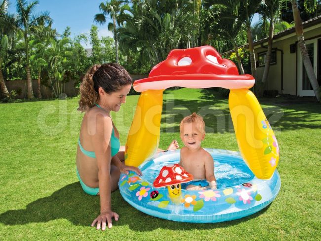 Basenik dla dzieci Muchomor 102 x 89 cm INTEX 57114 - obrazek 3