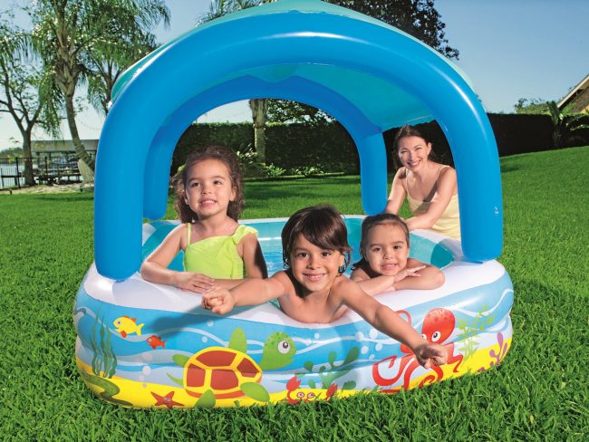 Basenik dla dzieci z daszkiem 140 x 140 x 114 cm Bestway 52192 - obrazek 6