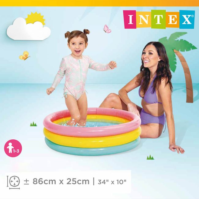 Brodzik dmuchany 3 kolory 86 x 25 cm INTEX 58924 - obrazek 4