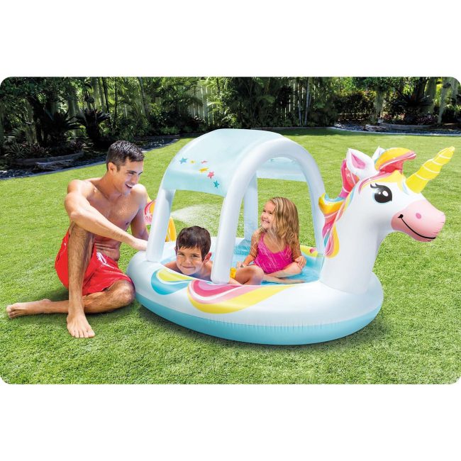 Brodzik z daszkiem Jednorożec 254 x 132 cm Intex 58435 - obrazek 4