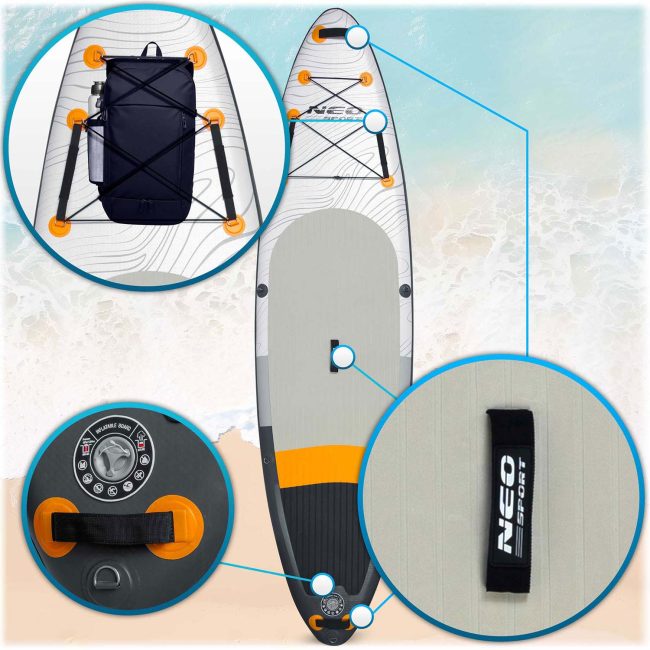 Deska Sup Aquasurf 320 x 84 x 15 cm Neo-Sport 170201 - obrazek 6