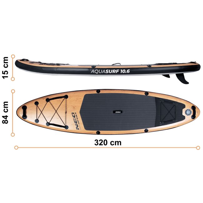 Deska Sup Aquasurf 320 x 84 x 15 cm Neo-Sport 170202 - obrazek 5