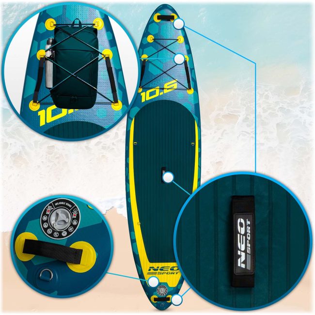 Deska Sup Aquasurf 320 x 84 x 15 cm Neo-Sport 170203 - obrazek 6