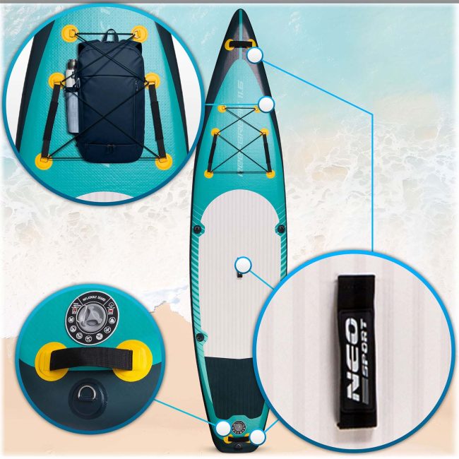Deska SUP Reefbreak 350 x 81 x 15 cm Neo-Sport 170303 - obrazek 6