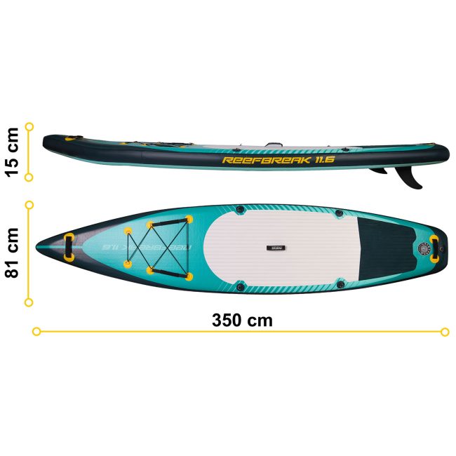 Deska SUP Reefbreak 350 x 81 x 15 cm Neo-Sport 170303 - obrazek 5