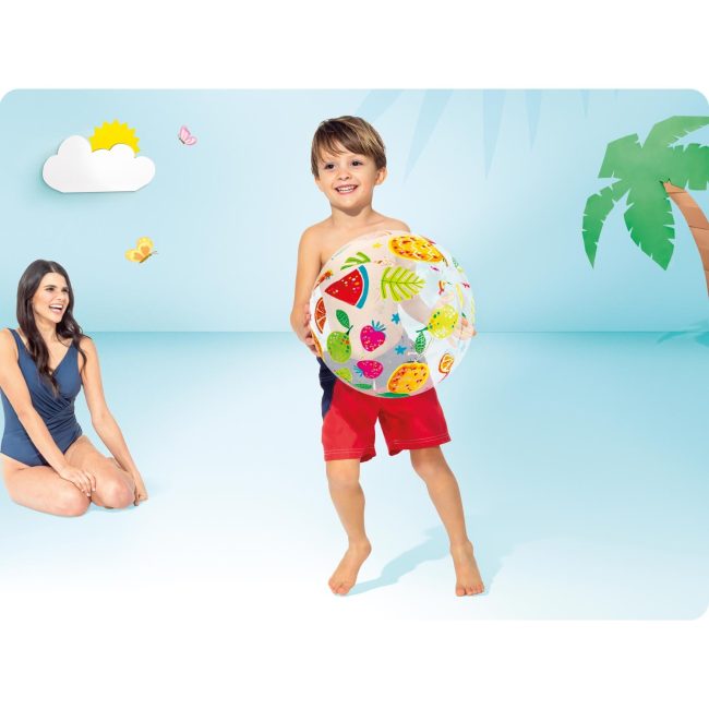 Dmuchana piłka plażowa owoce 51 cm INTEX 59040 - obrazek 3