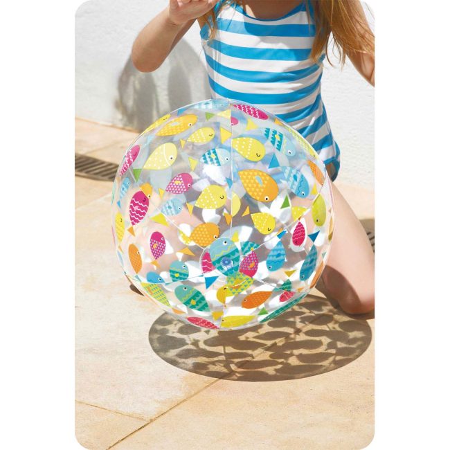 Dmuchana piłka plażowa wesołe rybki 51 cm INTEX 59040 - obrazek 3