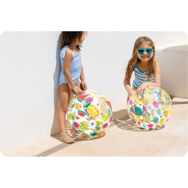 Dmuchana piłka plażowa wesołe rybki 51 cm INTEX 59040 - obrazek 4
