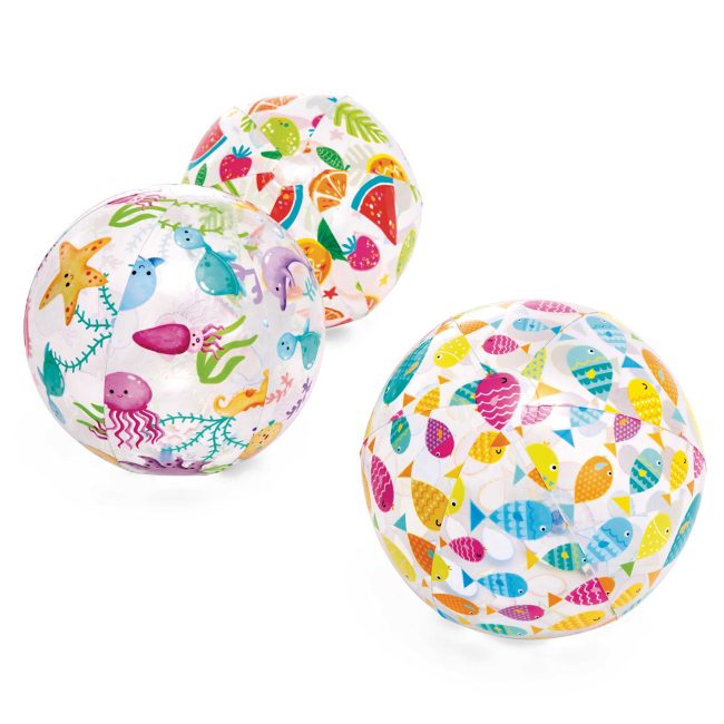 Dmuchana piłka plażowa wesołe rybki 51 cm INTEX 59040 - obrazek 6