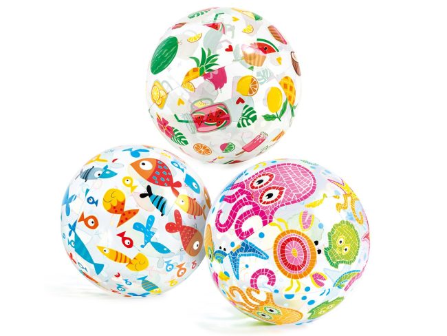 Dmuchana piłka plażowa z nadrukiem 51 cm INTEX 59040 rozgwiazdy