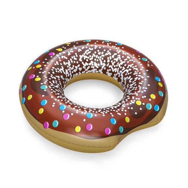 Dmuchane koło plażowe do pływania brązowy Donut 107cm BESTWAY - obrazek 3