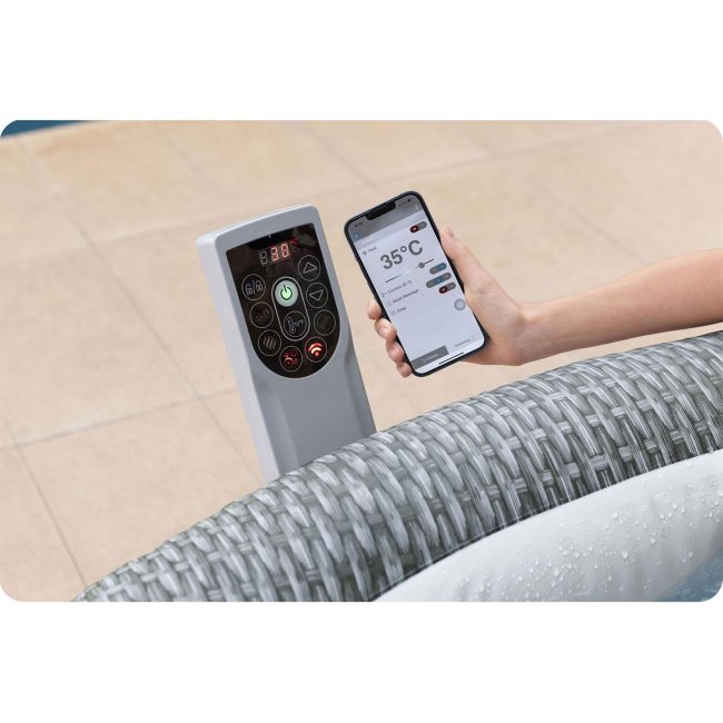 Dmuchane SPA Lay-Z Bali Grey 6 osobowe Bestway 6001N - obrazek 4