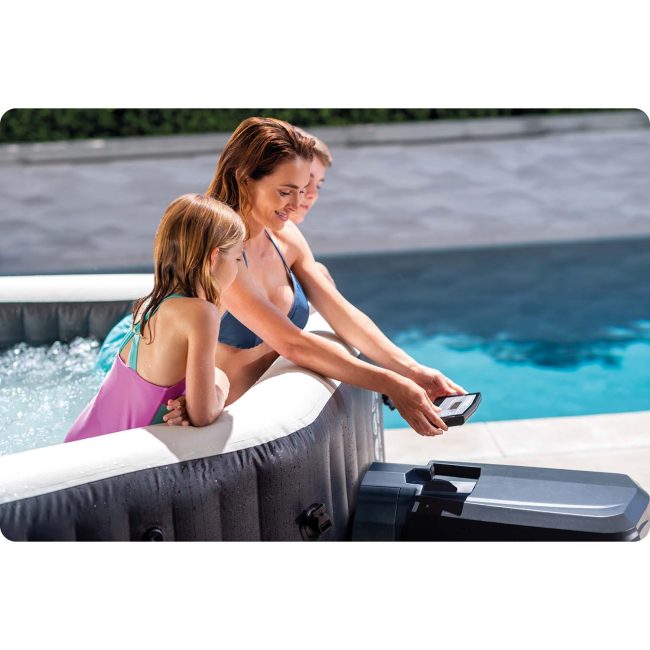 Dmuchane SPA z hydromasażem 201 x 71 cm 4 os. + akcesoria premium INTEX 28458 - obrazek 5
