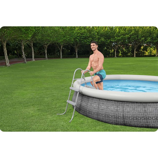 Drabinka metalowa do basenów 84 cm Bestway 58430 - obrazek 6