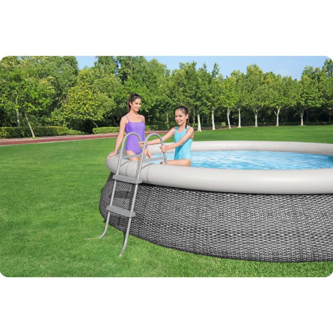 Drabinka metalowa do basenów 84 cm Bestway 58430 - obrazek 4